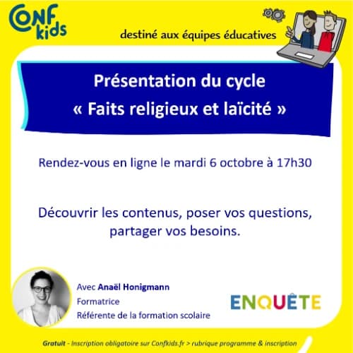 Présentation du cycle Faits religieux et laïcité